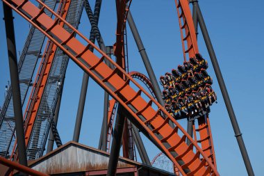 Allentown, Pennsylvania 20 Eylül 2025 Dorney Park Lunaparkı Lunapark Lunaparkı Lunapark Lunaparkı