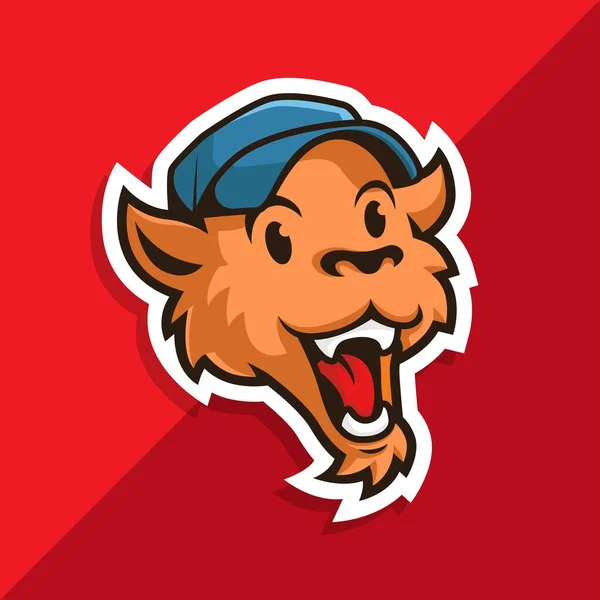 Mascotte Tigre Logo Vecteur — Image vectorielle