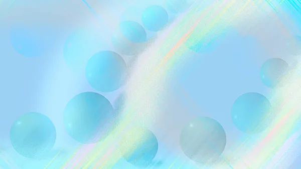 Delikatne Niebieskie Tło Realistyczna Niebieska Kula Lub Okrągłe Elementy Bańki — Zdjęcie stockowe