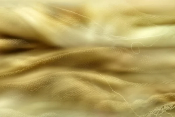 Defocused Fabric Texture Pastel Yellow Wrinkled Fabric Background Design Soft — Stock Photo, Image