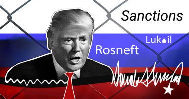 23 Ekim 2025 - Rusya 'nın en büyük iki petrol şirketi olan Rosneft ve Lukoil' e uygulanan yaptırımlar Donald Trump tarafından duyuruldu..