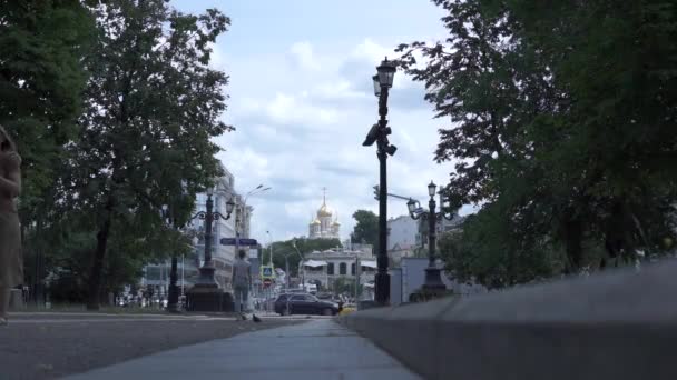 Moskva Rusko Červenec 2021 Nádherný Slunečný Letní Den Historickém Centru — Stock video