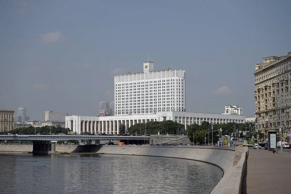 Moscow Russia August 2021 Building Government Russian Federation White House — Stock Photo, Image