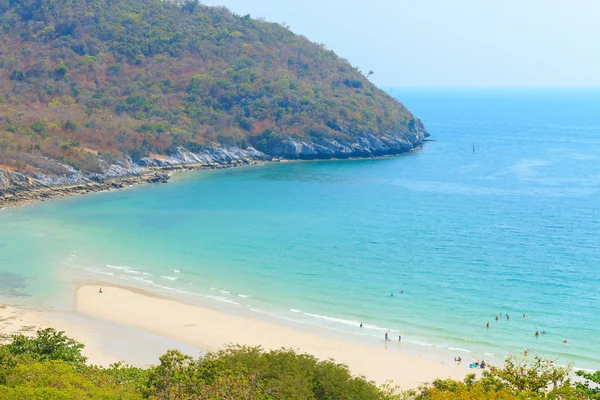 Hermoso Mirador Isla Mar Desde Famoso Atracciones Koh Sri Chang — Foto de Stock