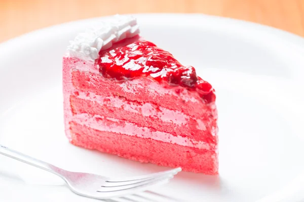 Gâteau aux fraises — Photo