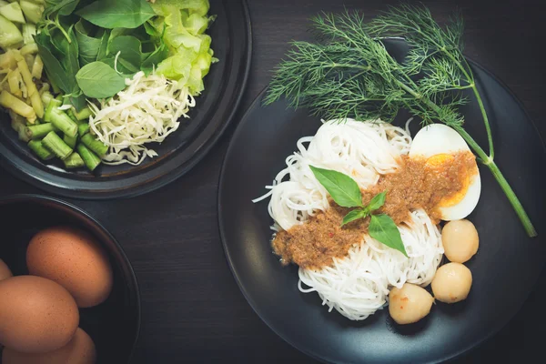 Rice vermicelli thaifood — Stock Photo, Image