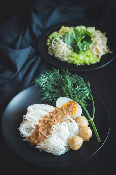 Rice vermicelli thaifood — стоковое фото