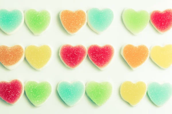 Serce słodki cukierek — Zdjęcie stockowe
