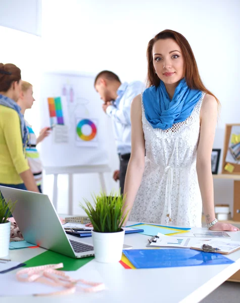 Portrait of attractive female designer in office — Stock Photo, Image