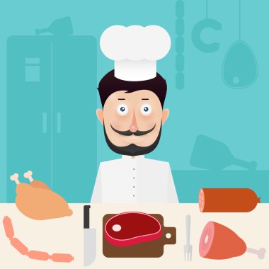 yemek hazırlama kasap