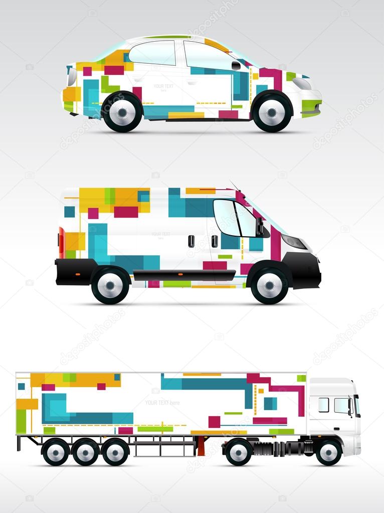 Passenger car, truck, bus Stock Vector Image by ©vvvisual 104202146
