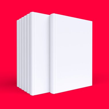 Set of mock up books
