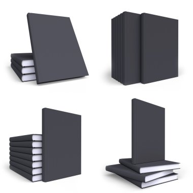 Set of mock up books