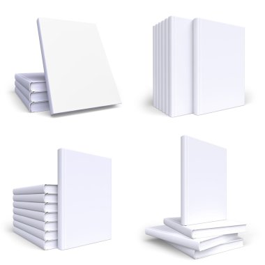 Set of mock up books