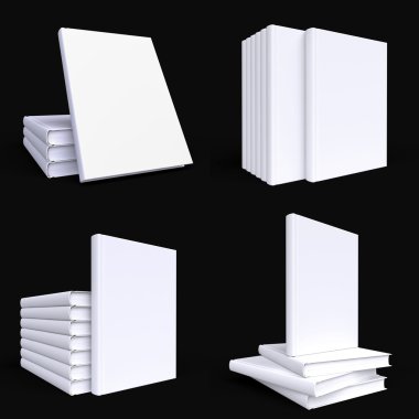 Set of mock up books