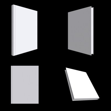 Set of mock up books
