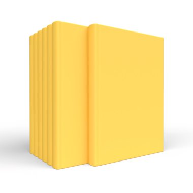 Set of mock up books