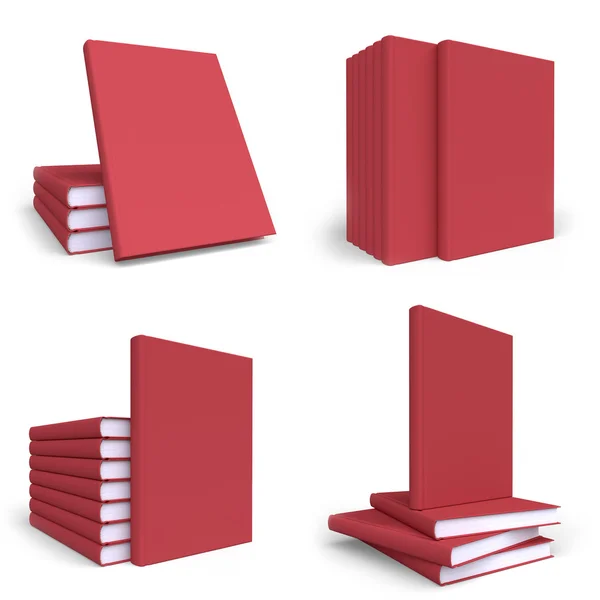 Set of mock up books — Stock Photo, Image