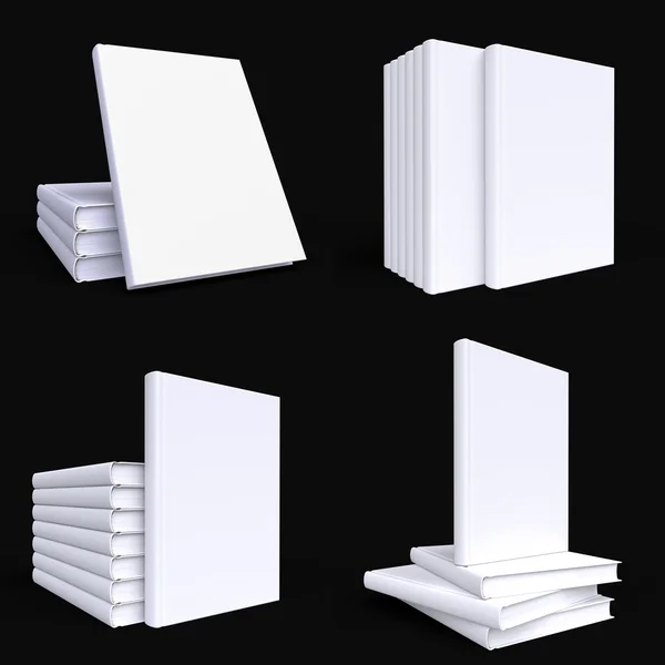 Set of mock up books