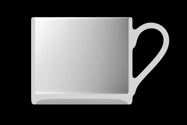 Shape empty cup — Stockfoto