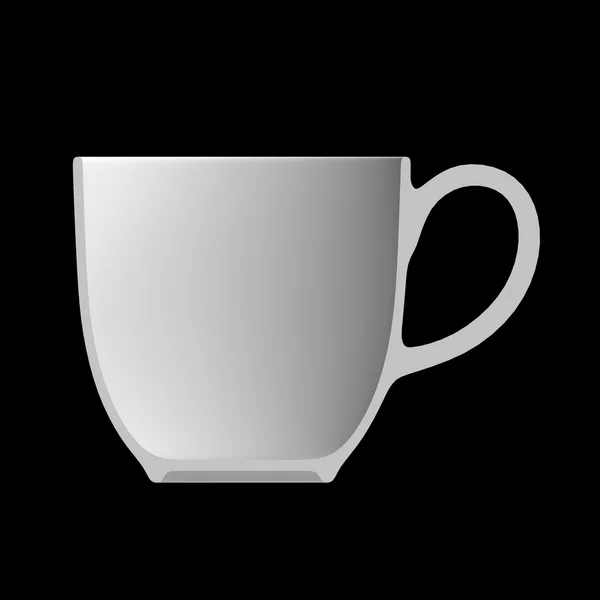 Shape empty cup — Zdjęcie stockowe