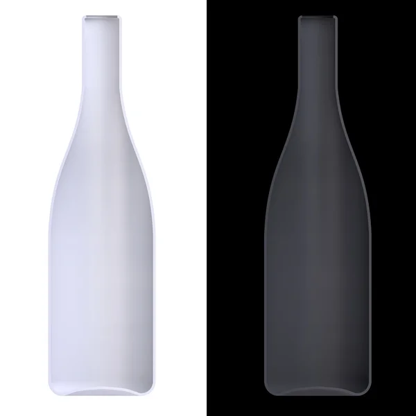 Forma botellas de cóctel vacías —  Fotos de Stock