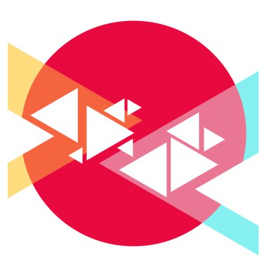 Soyut trendy şablonu 