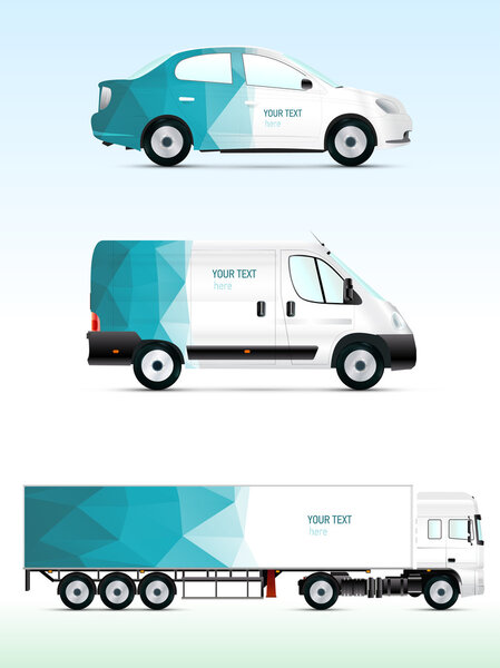 Шаблон транспортного средства для рекламы, брендинга или бизнеса
