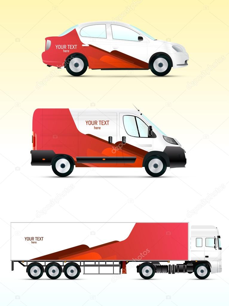 Template vehicle for advertising, branding or business