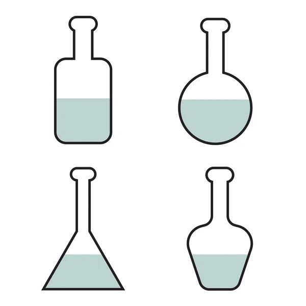 Скляні пляшки — стоковий вектор