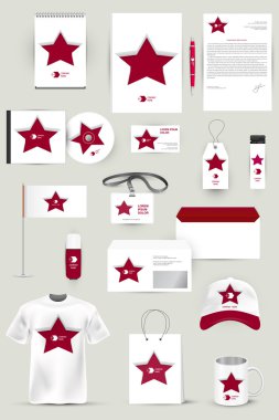 Kurumsal kimlik için öğeleri