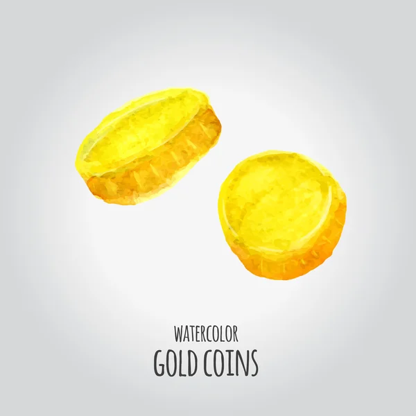 ゴールド コイン — ストックベクタ