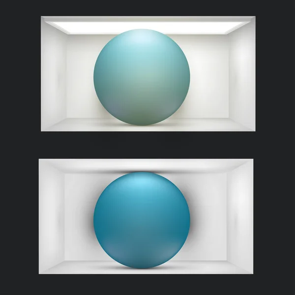Vider vitrine ou podium — Image vectorielle