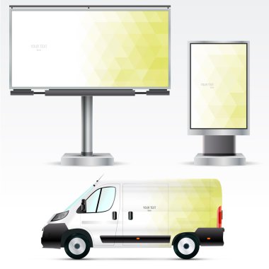 Araba, billboard ve citylight kurumsal kimlik