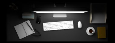 Çalışma alanının Üstten Görünüm