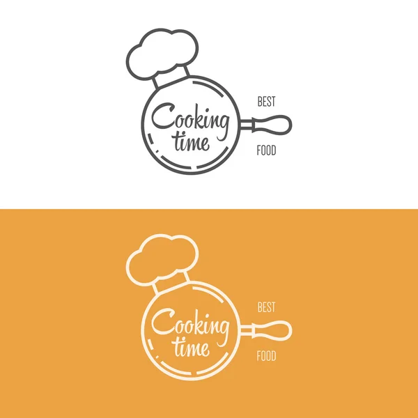 Логотип ресторана или кафе — стоковый вектор