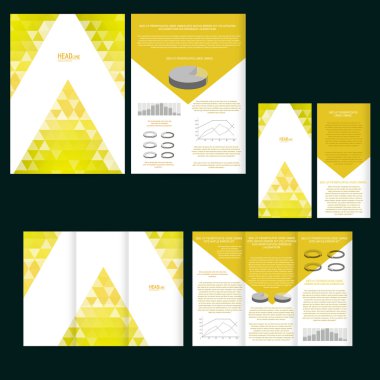 Afiş, broşür tasarım şablonu