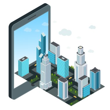 City and mobile device