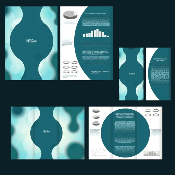 Šablona pro reklamní plakát a brožura — Stockový vektor