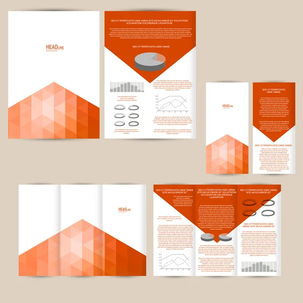 Plakat, brochure design baggrund – Stock-vektor