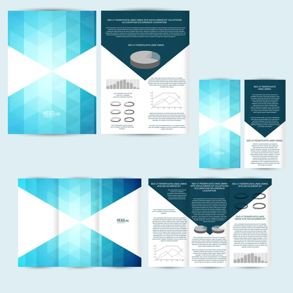 Poster, brochure design background — Stock Vector
