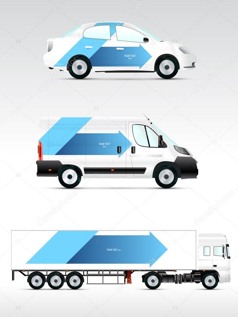 Vehicle for advertising, branding or corporate identity