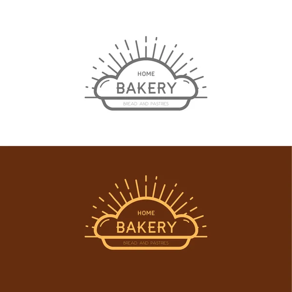 Twee bakkerij-logo 's — Stockvector