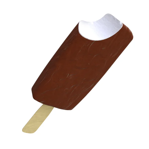 Close-up of Ice cream on a stick — Stock Photo, Image