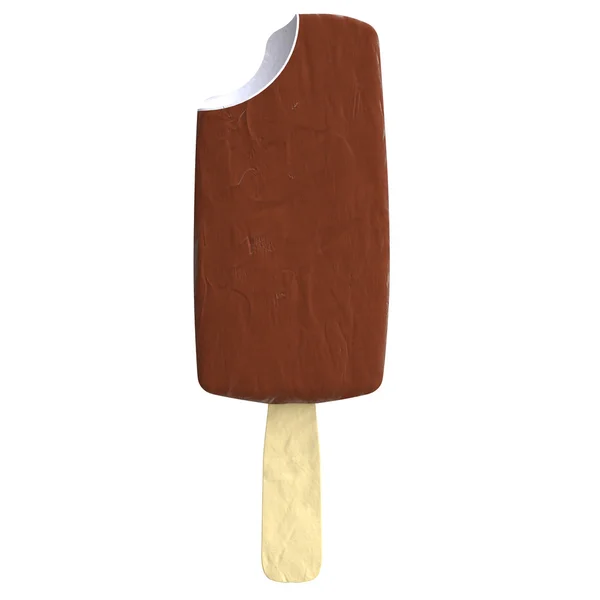 Close-up of Ice cream on a stick — Stock Photo, Image