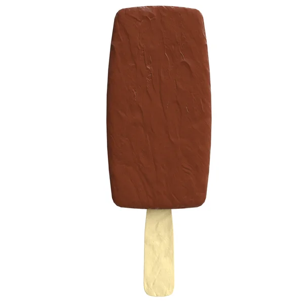 Close-up of Ice cream on a stick — Stock Photo, Image