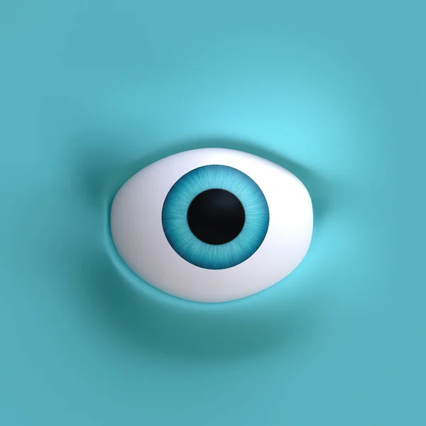 Big cartoon eye — Stock Photo, Image