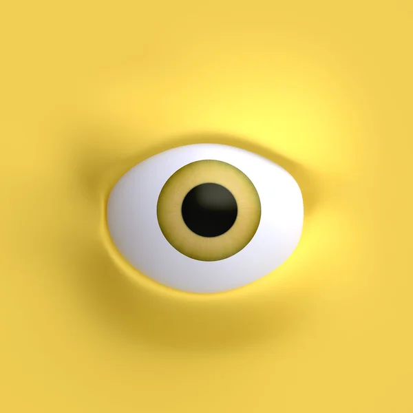 Big cartoon eye — Stock Photo, Image