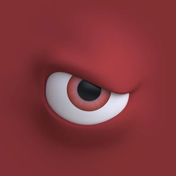 Close-up of cartoon eye — Stock Photo, Image