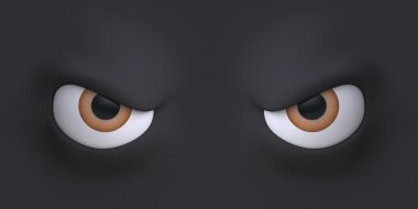 Evil karikatür eyes